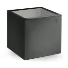 Masuta de cafea patrata de gradina din polietilena colorata Made in Italy - Noemi Viadurini