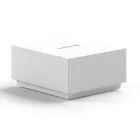 Masă de cafea de grădină pătrată din polietilenă Made in Italy - Macao Viadurini