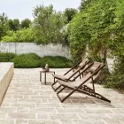 Masuta de cafea rotunda de gradina din aluminiu vopsit - Bahia de Varaschin Viadurini