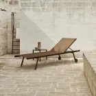 Masuta de cafea rotunda de gradina din aluminiu vopsit - Bahia de Varaschin Viadurini