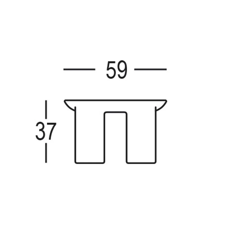 Masă de cafea rotundă de grădină din HPL și polietilenă Made in Italy - Freccia Viadurini