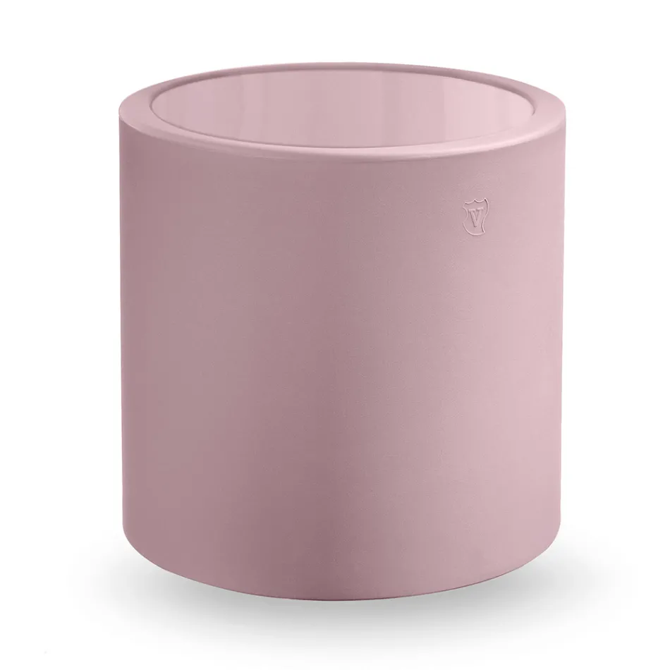 Masuta de cafea rotunda de gradina din polietilena colorata Made in Italy - Noemi Viadurini