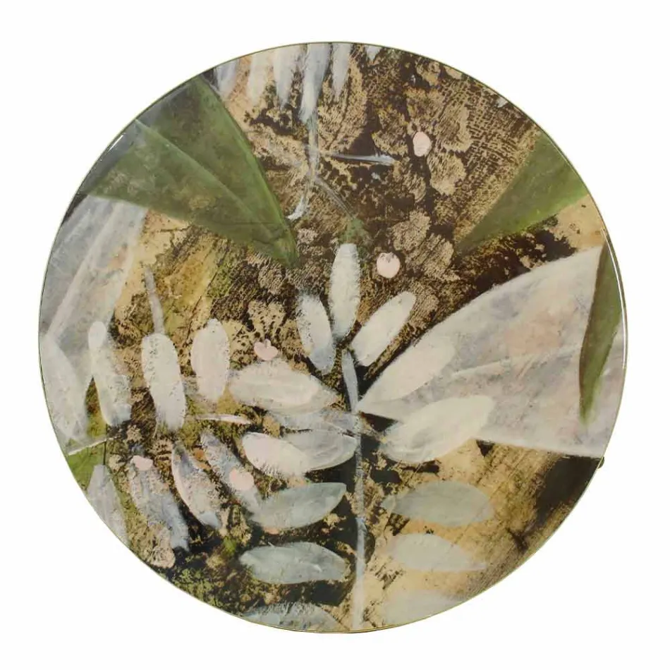 Măsuță de cafea interioară sau exterioară cu structură metalică Made in Italy - Carim Viadurini