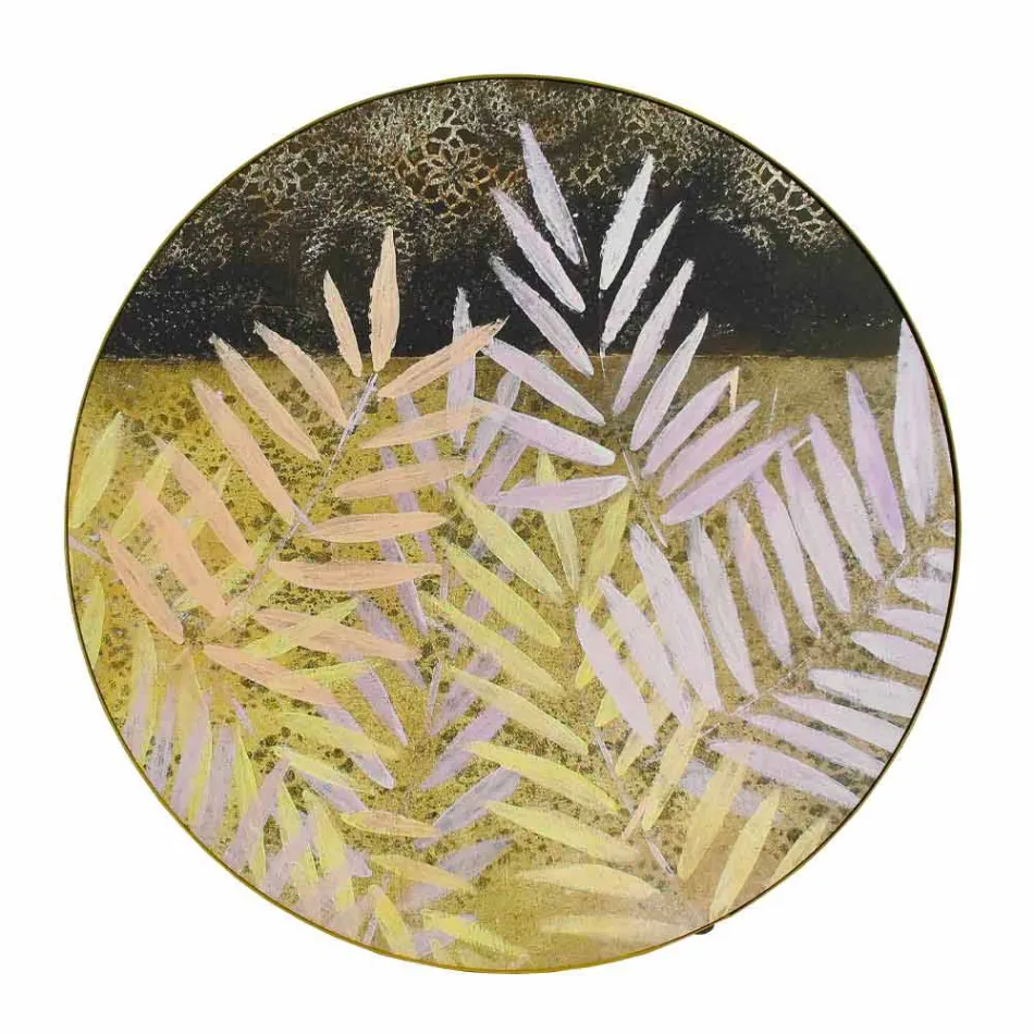 Măsuță de cafea interioară sau exterioară cu structură metalică Made in Italy - Carim Viadurini