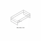 Masă de cafea pod în sticlă extra-transparentă Made in Italy - Tifrana Viadurini