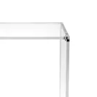 Masuta de cafea cu 1 raft din plexiglas transparent Made in Italy - Mulan Viadurini
