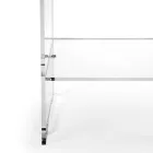 Masuta de cafea cu 1 raft din plexiglas transparent Made in Italy - Mulan Viadurini