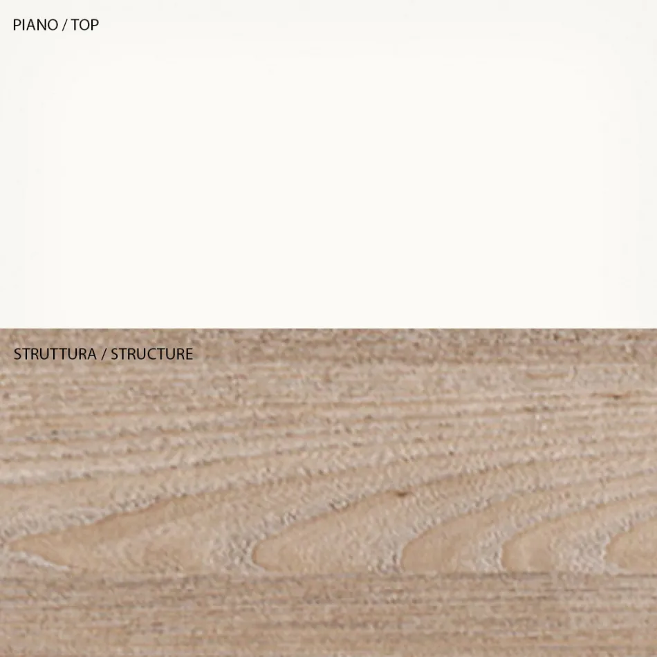 Masuta de cafea cu recipient din lemn ecologic - Cripto Viadurini