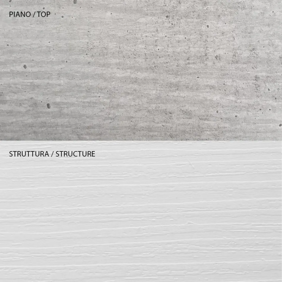 Masuta de cafea cu recipient din lemn - Scandio Viadurini