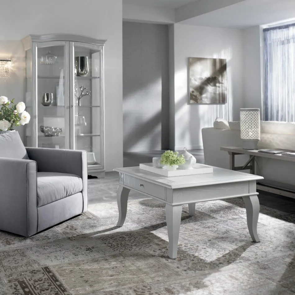 Masuta de cafea cu piese solide in Ay - ous si Linden Made in Italy - Era Viadurini