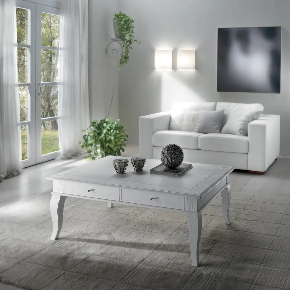 Masuta de cafea cu piese solide in Ay - ous si Linden Made in Italy - Era Viadurini