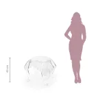 Masuta de cafea cu blat si baza din plexiglas Made in Italy - Brento Viadurini