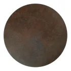 Masuta de cafea cu blat rotund din gresie portelanata Made in Italy - Siste Viadurini