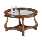 Masuta de cafea cu blat din sticla Made in Italy - Sedna Viadurini