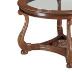 Masuta de cafea cu blat din sticla Made in Italy - Sedna Viadurini