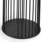 Măsuță de cafea cu blat rotund din ceramică Made in Italy - Montebianco Viadurini