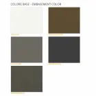 Măsuță de cafea cu blat rotund din HPL laminat Made in Italy - Mina Viadurini