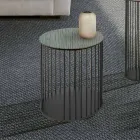 Măsuță de cafea cu blat rotund din lemn Made in Italy - Montebianco Viadurini