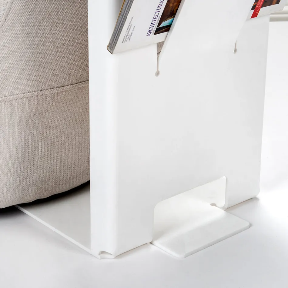 Masuta de cafea cu suport pentru reviste din plexiglas Made in Italy - Belle Viadurini