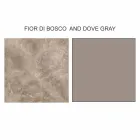 Masă de cafea de design cu 2 blaturi rotunde în Gres Made in Italy - Stockholm Viadurini