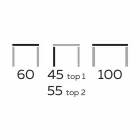 Masă de cafea de design cu 2 blaturi rotunde în Gres Made in Italy - Stockholm Viadurini