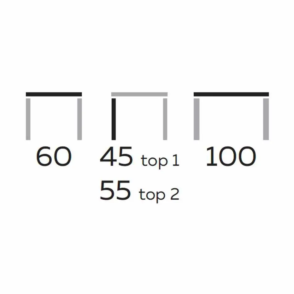 Masă de cafea de design cu 2 blaturi rotunde în Gres Made in Italy - Stockholm Viadurini