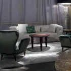 Masuta de cafea design modern din lemn, realizate în Italia, Loris Viadurini