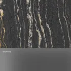 Masă de cafea design în marmură cu bază din sticlă Made in Italy - Molino Viadurini