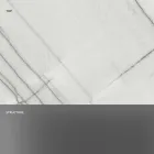 Masă de cafea design în marmură cu bază din sticlă Made in Italy - Molino Viadurini