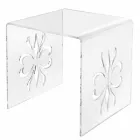 Design de masă de cafea din plexiglas transparent Mandas Viadurini