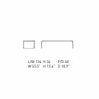 Masuta de cafea din otel cromat cu blat laminat Made in Italy - Ariete Viadurini