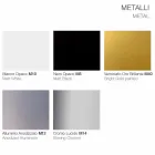 Măsuță de cafea din cristal și metal extra-clar Made in Italy - Livigno Viadurini