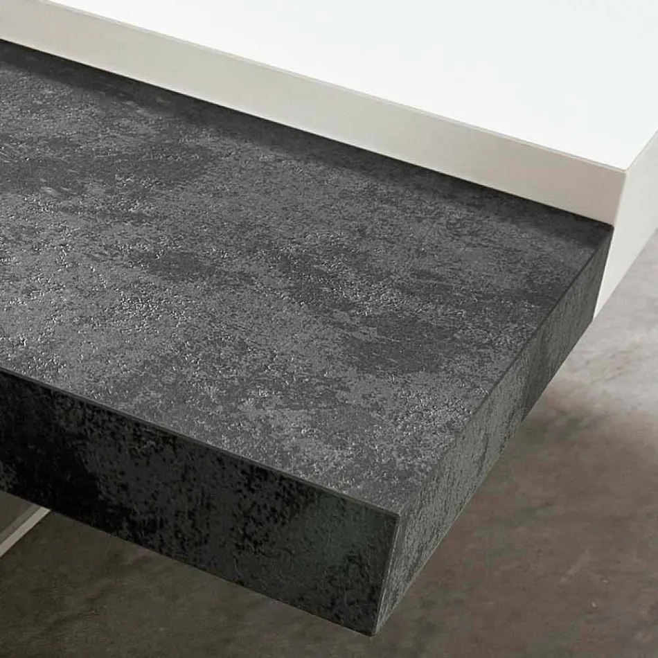 Masuta de cafea Fenix cu picioare transparente Made in Italy - Justin Viadurini