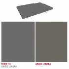 Masuta de cafea Fenix cu picioare transparente Made in Italy - Justin Viadurini