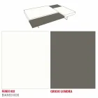 Masuta de cafea Fenix cu picioare transparente Made in Italy - Justin Viadurini