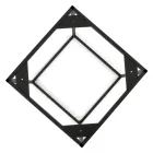 Masuta de cafea din gresie si baza din otel Made in Italy - Birba Viadurini