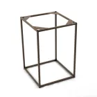 Masuta de cafea din gresie si baza din otel Made in Italy - Birba Viadurini