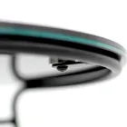 Masuta de cafea din portelan Grès si baza rotunda Made in Italy - Tullia Viadurini