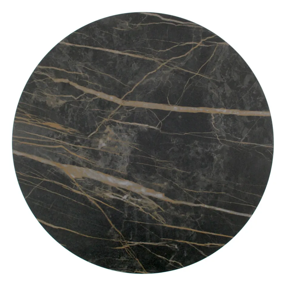 Masuta de cafea din portelan Grès si baza rotunda Made in Italy - Tullia Viadurini