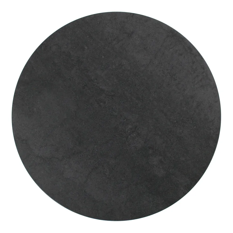 Masuta de cafea din portelan Grès si baza rotunda Made in Italy - Tullia Viadurini