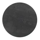 Masuta de cafea din gresie rotunda si baza cu 3 semilune Made in Italy - Arepa Viadurini