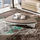 Măsuță de cafea din MDF lăcuit cu blat pivotant Made in Italy - Lisa Viadurini