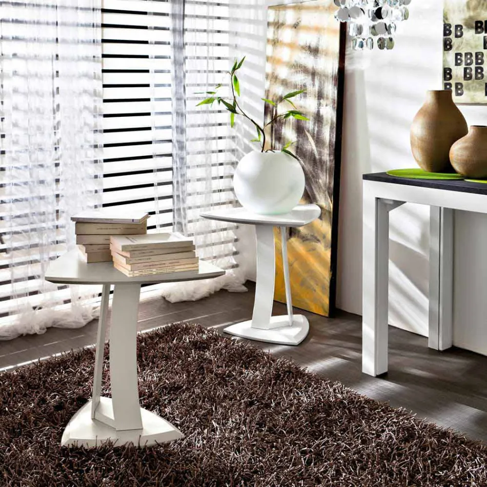 Măsuță de cafea din MDF lăcuit Made in Italy, de înaltă calitate - Lisa Viadurini