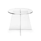 Masuta de cafea din plexiglas cu diferite finisaje made in Italy - Aurora Viadurini