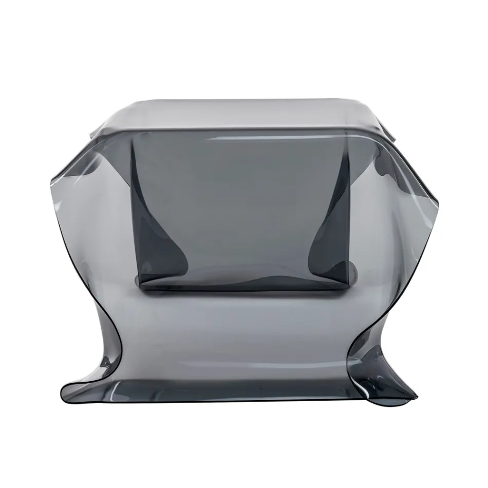 Masuta de cafea din plexiglas imbracata manual Made in Italy - Pippo Viadurini