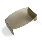 Masă de cafea Francesca din sticlă curbată cu efect ciocănit, fabricată în Italia Viadurini