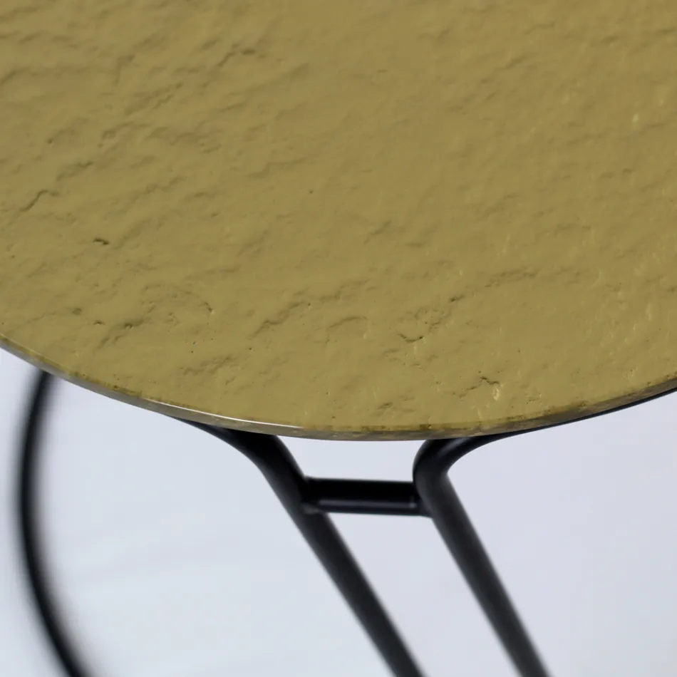 Masuta de cafea din sticla si baza rotunda Made in Italy - Tullia Viadurini