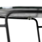 Masuta de cafea din sticla si baza rotunda Made in Italy - Tullia Viadurini