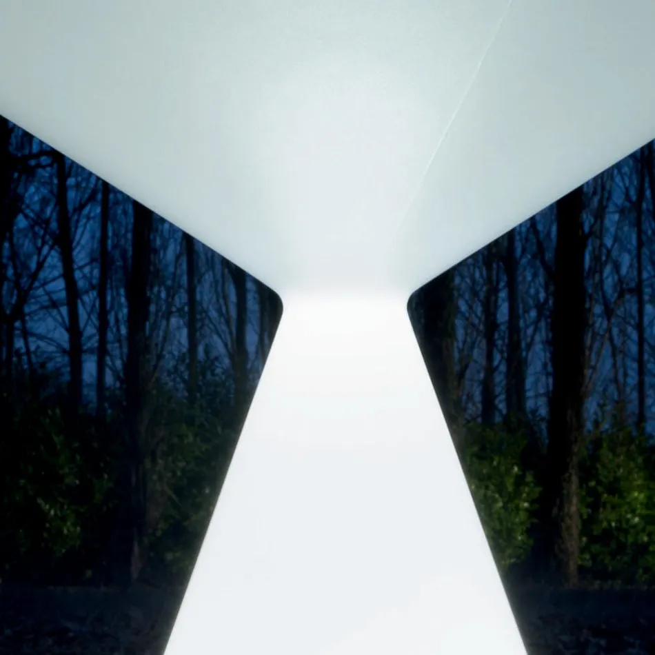 Masuta de cafea Bright cu husa alba din polietilena - Acute Viadurini