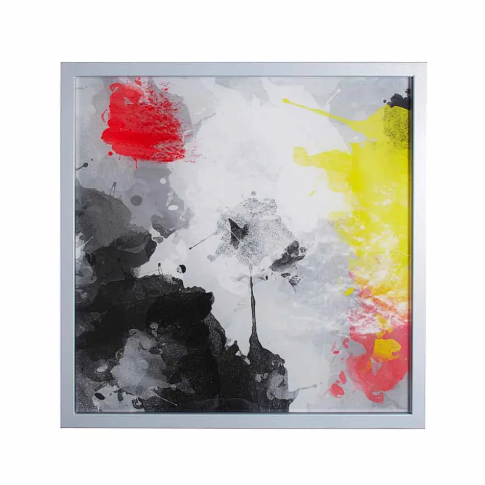 Modernă de metal cafea camera de zi 50x50cm Nina, made in Italy Viadurini